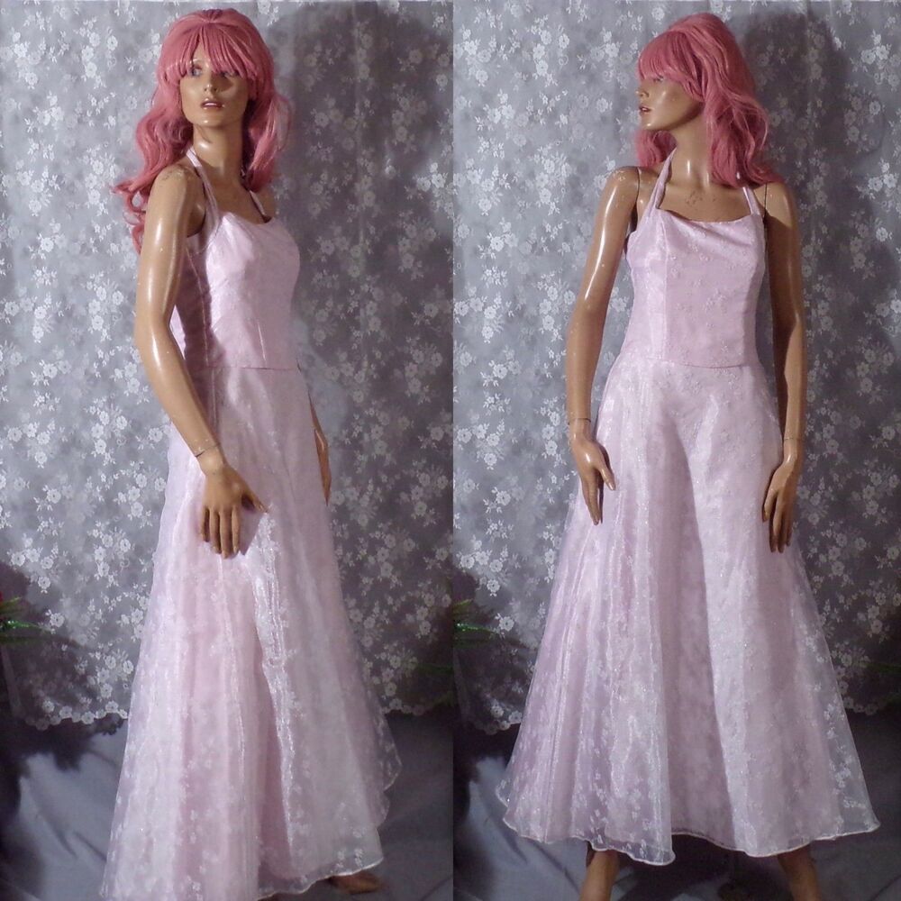 Vintage Y2K Prom Dress Size Small XS 2000s Retro Fairy Princess Barbiecore Gown